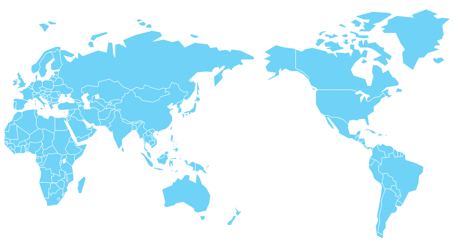 World map with Cestoil headquarters, production sites, sales representatives and regional partners